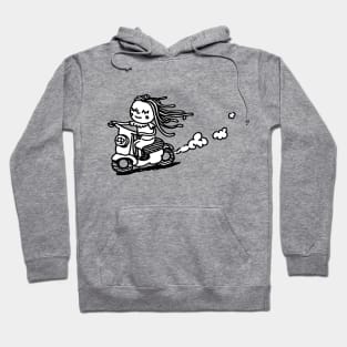 Dreamer on scooter Hoodie